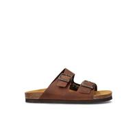 FRAU Ciabatta uomo cognac in pelle 42