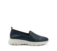 Frau 43P7, Mocassini Slip-On Extralight in Pelle da Donna (Blu, Sistema Taglie Calzature EU, Adulto, Numero, Media, 37)