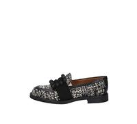 Frau Donna Scarpe 90G4 Mocassino in Pelle Nero 40