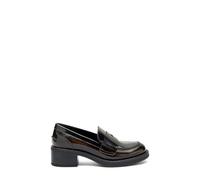 Frau - Mocassini con Tacco in Pelle Lucida