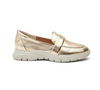 Frau - Mocassini in Pelle Metallizzata Platino - - Shoes - Donna - Giallo - 40 EU