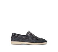 FRAU Scarpa barca uomo blu in suede 42