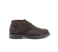 Frau Scarpe Eleganti da Uomo in Camoscio Marrone, Modello 73C2 WAXY, Stile Chukka, Suola in Gomma, Misura 41, Made in Italy