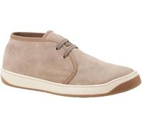 Frau Scarpe Uomo Made in Italy, Modello Stivaletti Polacchini Suede 29D5, Realizzate in Pelle. 39 Beige