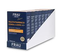 FRAU Senior, Multivitaminico Donna E Uomo 45+, Integratore Articolazioni E Integratore Stanchezza, 30 Compresse, Senza Glutine, color Bianco - Confezione da 9