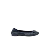 Frau, ,Shoes ,Donna ,Blu ,36 EU Ballerina in Nappa Blu con Fiocco