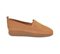 Frau Slip-on comfortTech in Nabuck punzonato Caramel