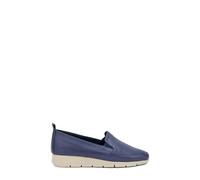Frau - Slip-on comfortTech in Pelle punzonata, Blu, 39