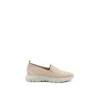 FRAU 43D7, Mocassini Slip-On Extralight in Suede da Donna (Ecrù, Sistema Taglie Calzature EU, Adulto, Numero, Media, 39)