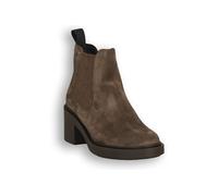Frau 80C3 Stivaletti Chelsea Boot in camoscio Softy Torba Testa di Moro, 37