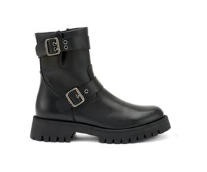 Frau - Stile Italiano Scarpe Anfibio - - Shoes - Donna - Nero - 38 EU