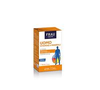 FRAU Uomo Vitamine e Minerali, Integratore Alimentare a base di Vitamine, Minerali e Luteina, 30 Compresse, Integratore stanchezza fisica e mentale, Senza glutine