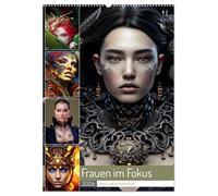 Frauen im Fokus (Wandkalender 2026 DIN A2 hoch), CALVENDO Monatskalender: Frauen - Ein Kalender mit Wow-Effekt