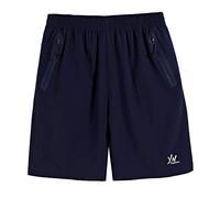 FRAUIT Bermuda Mare Uomo Taglie Forti Pantaloncini Palestra Uomini Tasche Zip Pantaloncino Corto Taglie Comode Plus Size Oversize Pantaloni Sportivi Running Jogging Pantofole