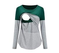 FRAUIT Maglia Allattamento Maglietta Premaman Maniche Lunghe Maglie maternità Manica Lunga Divertenti Magliette Premaman Eleganti T-Shirt Gravidanza Premaman Abbigliamento
