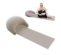 Fravsiu Beach Mat, Portable Beach Carpet with Inflatable Pillow, Single Person Lounger, Sandproof Relaxing Pad for Resting, Sleeping, Sun, Bathing, Tanning, 7,09 x 7,87 x 1,97 pollici