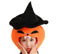 Fravsiu Cappello di zucca di Halloween, cappello divertente zucca, cappello decorativo di Halloween, cappello da mago, cappello di zucca, cappello di Halloween