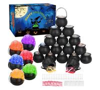 Fravsiu Cauldron Bowl Kettles, Candy Display Barattoli, Handle Accent Part, Small Hollow Design, Party Treat Container for School Event Setup, Theater, Yard, Ristorante Display Use, Look