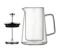 Fravsiu Coffee Brewing Press, Wall Glass Machine, Decorative Prop with Stainless Feature, Tea Brewing Holder Tool, Stylish Cafe Stand with Chic Design, Travel Outdoor Accessory for Home Office