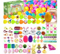 Fravsiu Easter Egg Fillers Kits, Easter Egg Fillers Toys, Toddler Easter Egg Toys, 15 x 25 x 15 cm, 100 Easter Egg Fillers, Creative Easter Basket Stuffers, Easter Egg Fillers for Kids