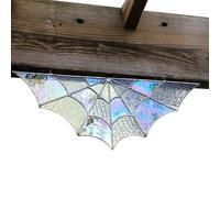 Fravsiu Elegant Spider Web | Easy to Install Halloween Spider Halloween Spider Web Decoration | Acrylic Spider Web Door Decoration Spiderweb Door Topper Decorative Signs for Halloween Door