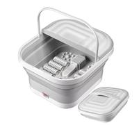 Fravsiu Elettrico Foot Soaking Tub, Folding Foot Bath, Heating Function Foot Tub, Soaking Feet Spa, Electric Foot Soaking Tub with Heating Function for Daily Relaxation and Massage