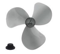 Fravsiu Fan Leaf Replacement, Bedroom Fan Accessory, Wind Blower Part with Locking Nut Cover, Universals Fit for Dorm, Living Room, Basement, Patio, Classroom, Garage, 13,78 x 13,78 x 1,57 pollici