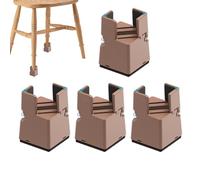 Fravsiu Furniture Risers, Furniture Raising Blocks, Furniture Riser, Tavolo Leg Risers, Heavy Duty Risers, Mobili Raisers Blocks for Couch, Desk, and Bed Height Adjustment