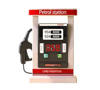 Fravsiu Kids Petrol Pump Toy, Simulation Playset, Educational Sound Effects, Interactive Petroleum Station, Sturdy Desktop Model, Ideal for Children's Learning, Role Play Fun 6,89 x 4,53 x 1,57