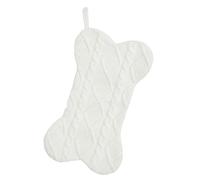 Fravsiu Knitting Snack Storage Pet Stockings, Dog Christmas Stockings, Bone Shape Christmas Pet Stockings, Bone-Shaped Christmas Stockings, Pet Christmas Stocking for Dogs, Albero di Natale, Cortile