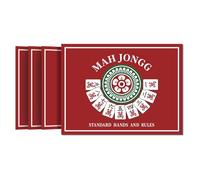 Fravsiu Mahjong Beginners Guide - Us Table Game Rules, Waterproof Paper Mahjong Scoring Card, Fast Reference Set for Men, Women, Family, Friends, Party, Holiday, Indoor, Game Learning