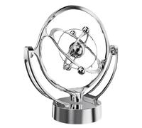 Fravsiu Perpetual Motion Toy, Earth Inspired Gadget, Educational Science Device, Tabletop Moving Decor, Motion Toy for Workplace, Home, Classroom Learning, Desk Display, 9.25 x 4.13in