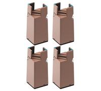 Fravsiu Risers for Table Legs | Heavy Duty Bed Raiser Blocks | 4 X Furniture Leg Risers for Desks and Beds | Sturdy Table and Chair Height Lifters for Enhanced Comfort and Space Efficiency