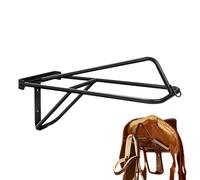 Fravsiu Saddle Rack Wall Mount, Metal Saddle Storage, Wall Mounted Saddle Stand, Best Wall Mounted Saddle Rack Versatile Saddle Storage Solution for Equestrian Enthusiasts and Easy Access