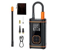 Fravsiu Tire Inflator Air Compressor - Quick Inflation Automotive Tool, Compact Portable Air Pump, Rechargeable Digital Display, Car Tire Pump for Auto, Motorcycle, Bicycle, And Ball