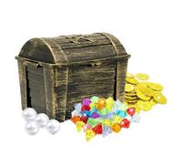 Fravsiu Treasure Pool, Diving Game, Colorful Gems Pirate Treasure Case Underwater, Gemstone Hunting Preschool Learning Activities, Activity for Swimming Lessons Summer Camp, 5.91 pollici