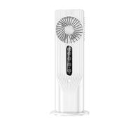 Fravsiu Umidificatore Fan, Desk Misting Ventilator, portatile Quiet Cooler with 100ml Water Tank Remote Control, Mist Fan for Home Camping Tent Patio Car Nursery Use, 13.98 x 6.1 Inches
