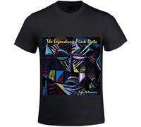 Fraxen Pages of Aquarius The Legendary Pink Dots Men Crew Neck Designer T Shirts Black XL