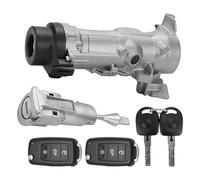 Fraylis Neiman Interruttore di Accensione Bloccasterzo 1K0905851B con 2 Telecomando 1 Cilindro Serratura Porta per A3 Q3 TT Golf PLUS 5 6 Caddy EOS Touran Tiguan Beetle Scirocco Seat Altea Leon