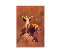 Frazetta, poster di Frank, per estetica della stanza, tela e stampa artistica da parete, 30 x 45 cm