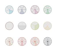 Frazioni Circles Dischi interattivi Frazione Matematica Aiuto per l'apprendimento per gli studenti Insegnanti Apprendimento interattivo Matematico