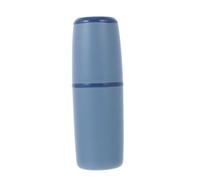FRCOLOR 1 contenitore per spazzolini da denti, per viaggi, dentifricio rosa, per uso esterno, Blu marino, 20.5X6CM, Cartella portadocumenti