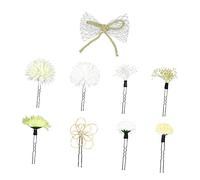 FRCOLOR 1 Copricapo Tiara Per Ragazze Copricapo Per La Sposa Matrimonio Fermaglio Per Capelli Kimono Accessori Per Capelli Con Fiori u Mizuhiki Plastica I Fiori Regolare
