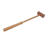 FRCOLOR 1 massaggiatore per bastoncini muscolari clip per sacchi della spazzatura, martello da terapia, martello massaggiatore a mano, martello per massaggio, martello in legno, manuale di artigianato