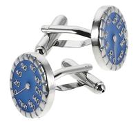 FRCOLOR 1 Paio Cufflinks Speedometer per Francese Accessori per Camicie Formali per Matrimoni Aziendali e Speciali