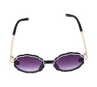 FRCOLOR 1 paio Occhiali Sole per Metallo e per Protezione UV Adatti per Scuole e Design Unisex e Resistente con Montatura e Grigie