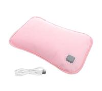 FRCOLOR 1 Pc borsa dell'acqua calda USB borsa dell'acqua calda a mano bottiglia d'acqua riscaldante elettrica stufetta usb riscaldatore usb strumento per scaldare le in inverno rosa