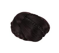 FRCOLOR 1 Pc Chignon Di Parrucca a Treccia Parrucchino Da Sposa Parrucca Di Naturali Con Chiusura Riccia Umani Di Umani Ricci Parrucche