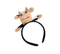 FRCOLOR 1 Pc fascia per roba da vacca mucca cowgirl maschera da cavallo tazza carina coda accessorio fascia per feste cerchio per da festa fascia in tessuto Tessile Black