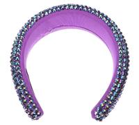 FRCOLOR 1 Pc Fascia per strass in spugna fasce per la testa pizzo fascia dell'orgoglio catena cerchietto sposa cerchietto bride copricapo femminile Copricapo da donna latte seta rosso